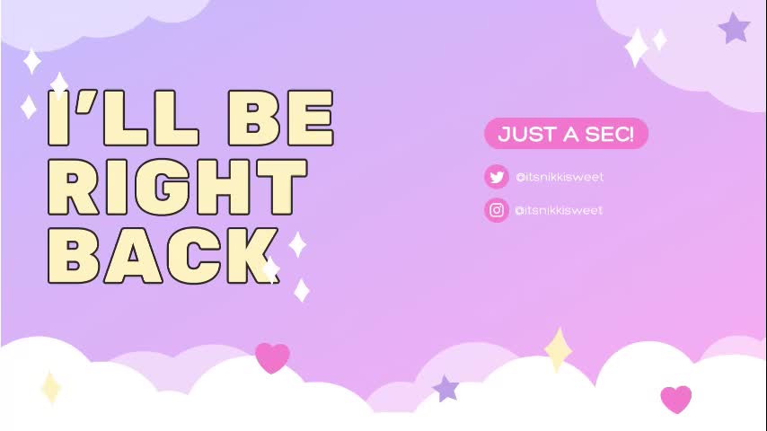 itsnikkisweet Adult Chat July 31, 2025