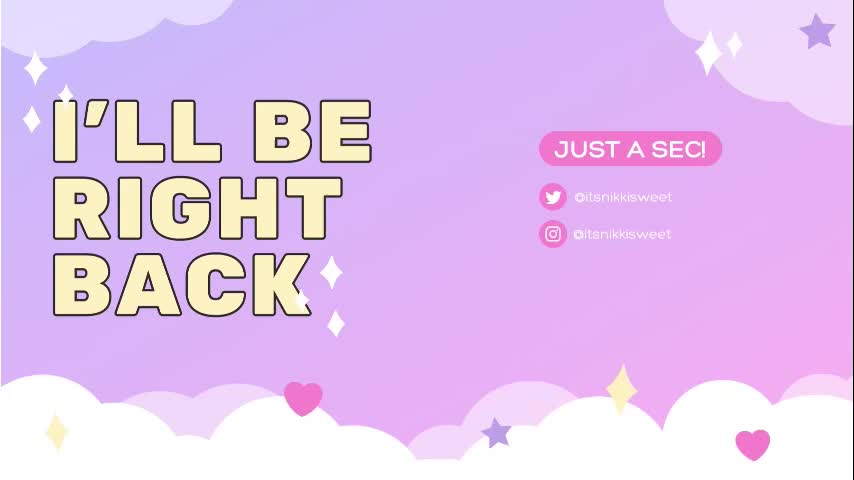 itsnikkisweet Adult Chat September 26, 2025