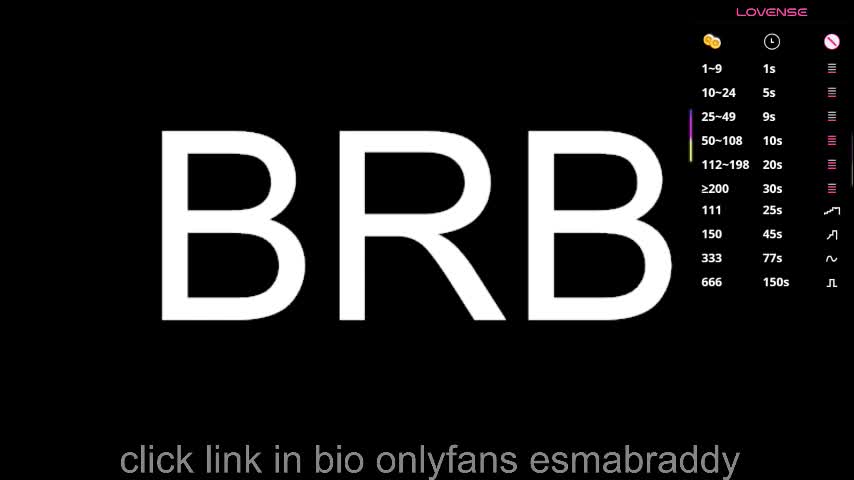esmabraddy Adult Chat September 28, 2025