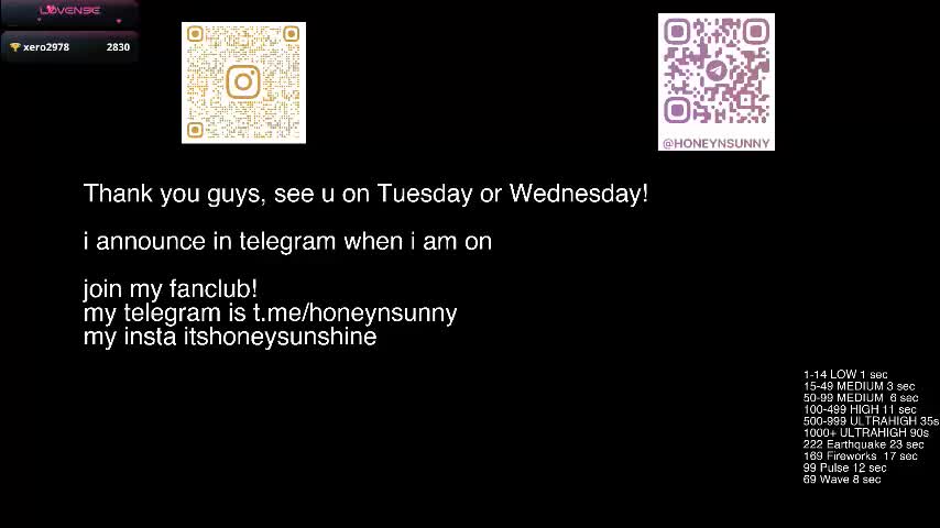 honey_sunshine Adult Chat October 4, 2025