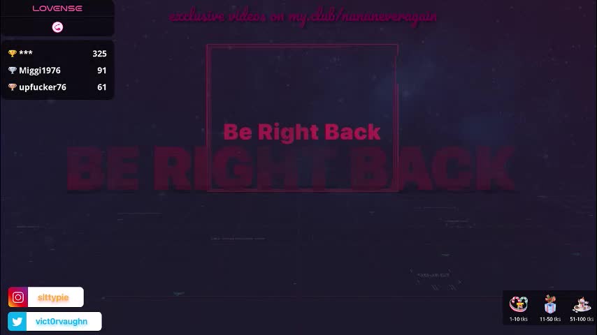 nananevaeragain Adult Chat October 10, 2025