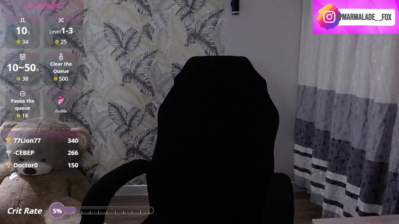 Marmalade_Fox Adult Chat November 3, 2025