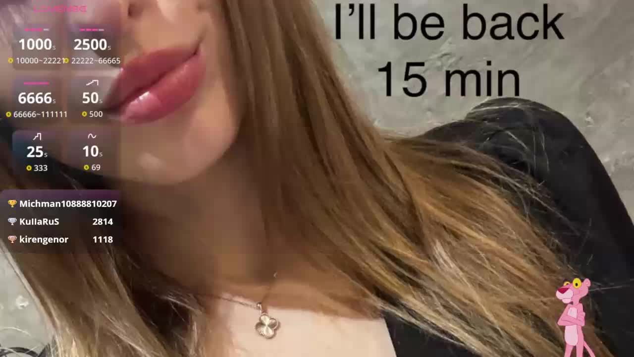 PinkPanterka Adult Chat November 7, 2025