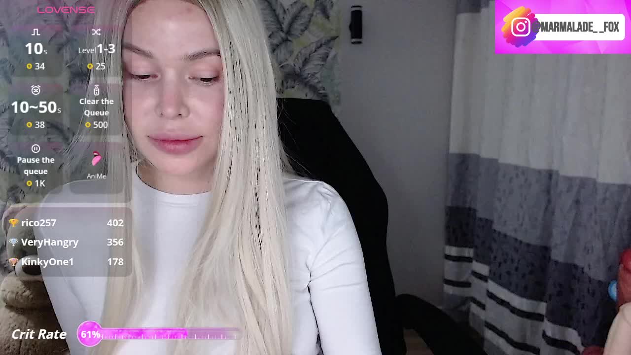 Marmalade_Fox Adult Chat November 14, 2025