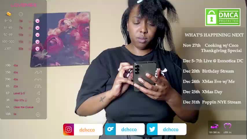 dchcco Adult Chat November 19, 2025