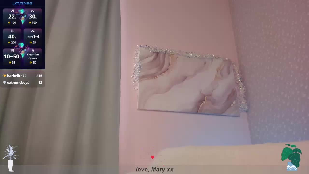 Mary-Xextra Adult Chat December 29, 2025