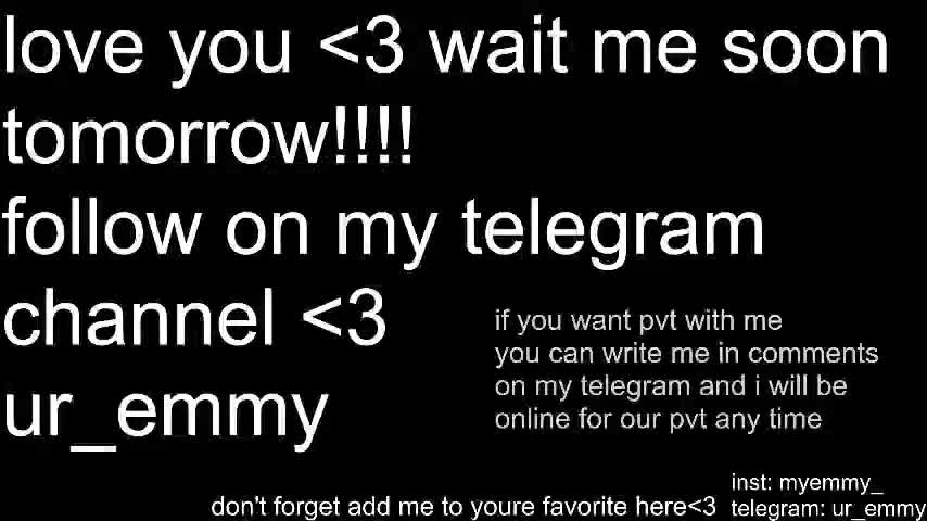 my_emmy Adult Chat January 11, 2026