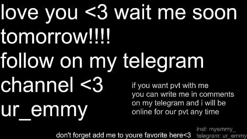 my_emmy Adult Chat January 15, 2026