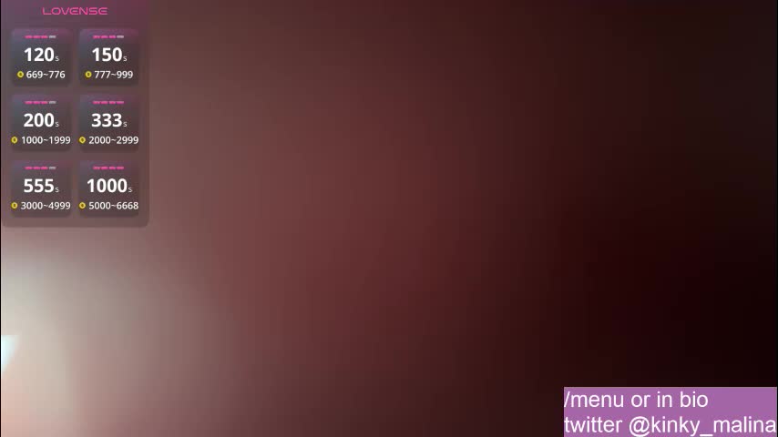 kinky_malina Adult Chat January 16, 2026