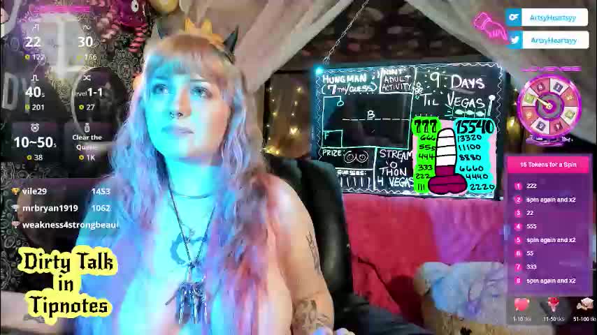 artsyheartsyy Adult Chat March 6, 2026