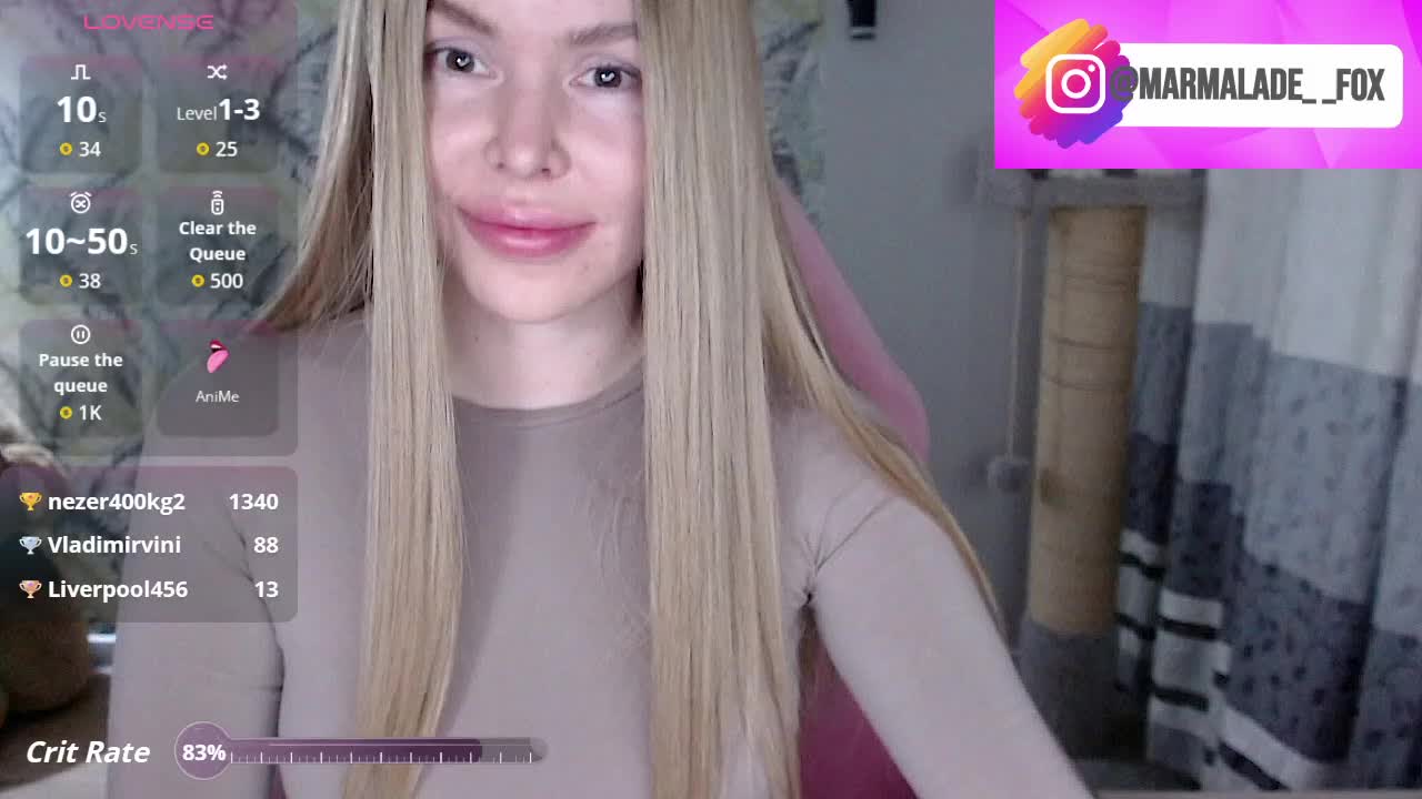 Marmalade_Fox Adult Chat March 22, 2026