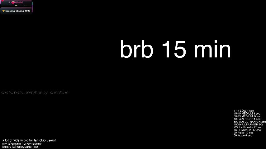 honey_sunshine Adult Chat March 30, 2026