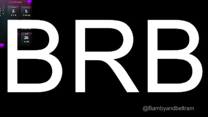 bambyandbeltram Adult Chat April 15, 2026