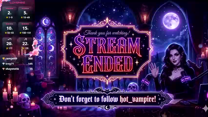 hot_vampire333 Adult Chat June 3, 2026