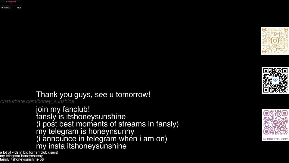 honey_sunshine Adult Chat July 14, 2026