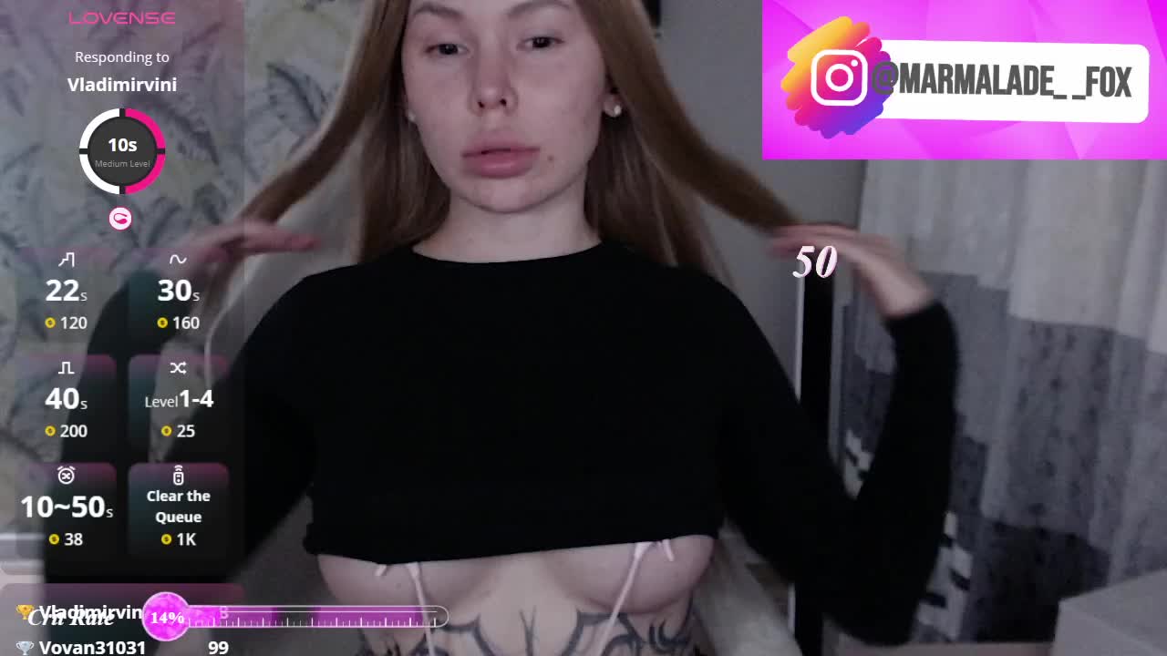 Marmalade_Fox Adult Chat July 27, 2026