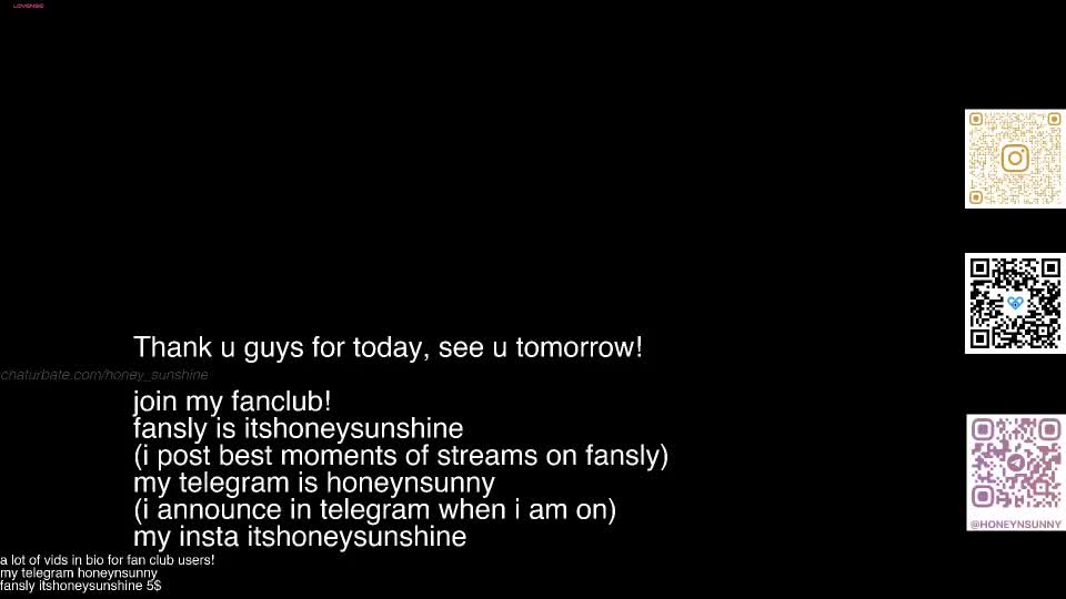 honey_sunshine Adult Chat July 29, 2026