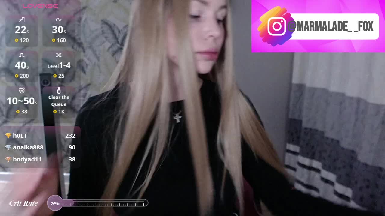 Marmalade_Fox Adult Chat July 31, 2026