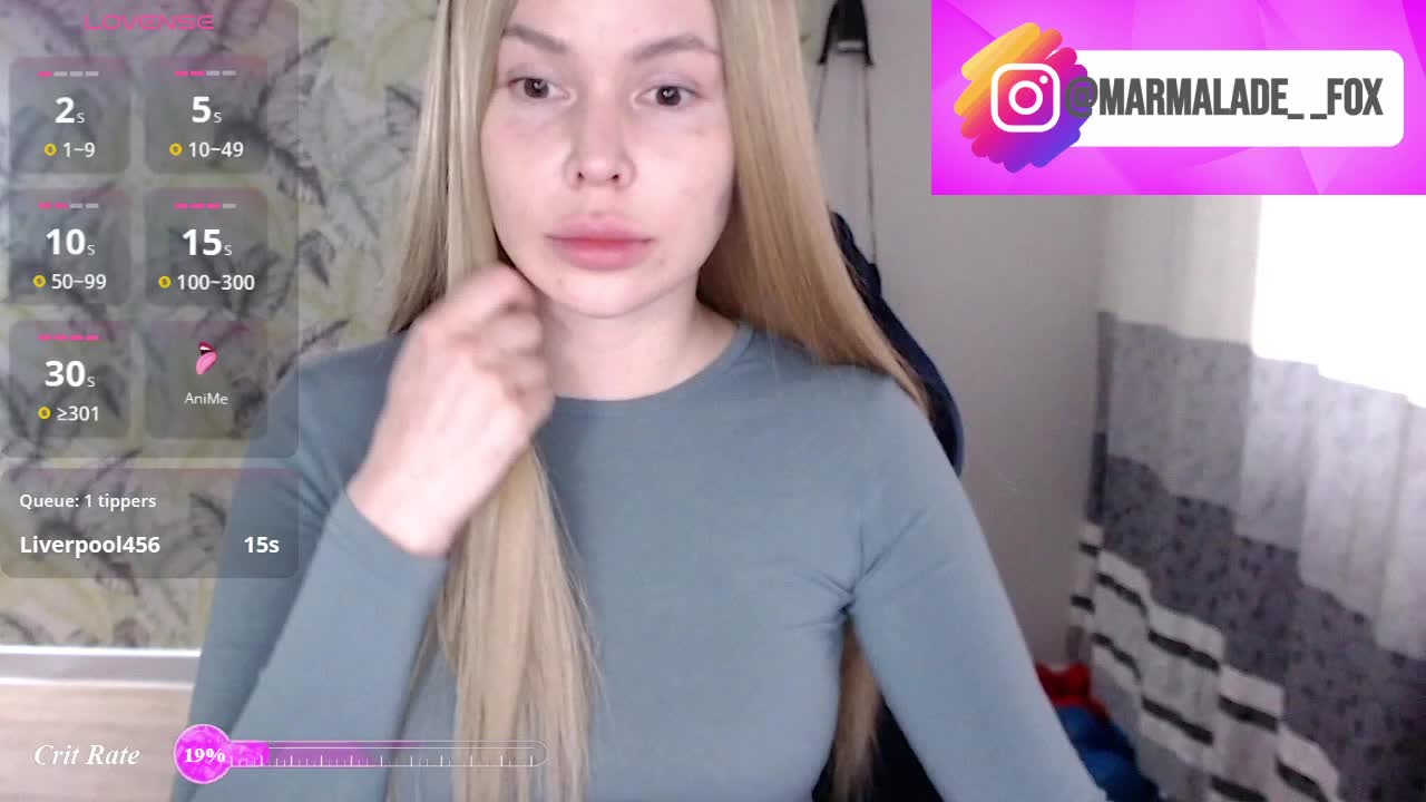 Marmalade_Fox Adult Chat August 10, 2026