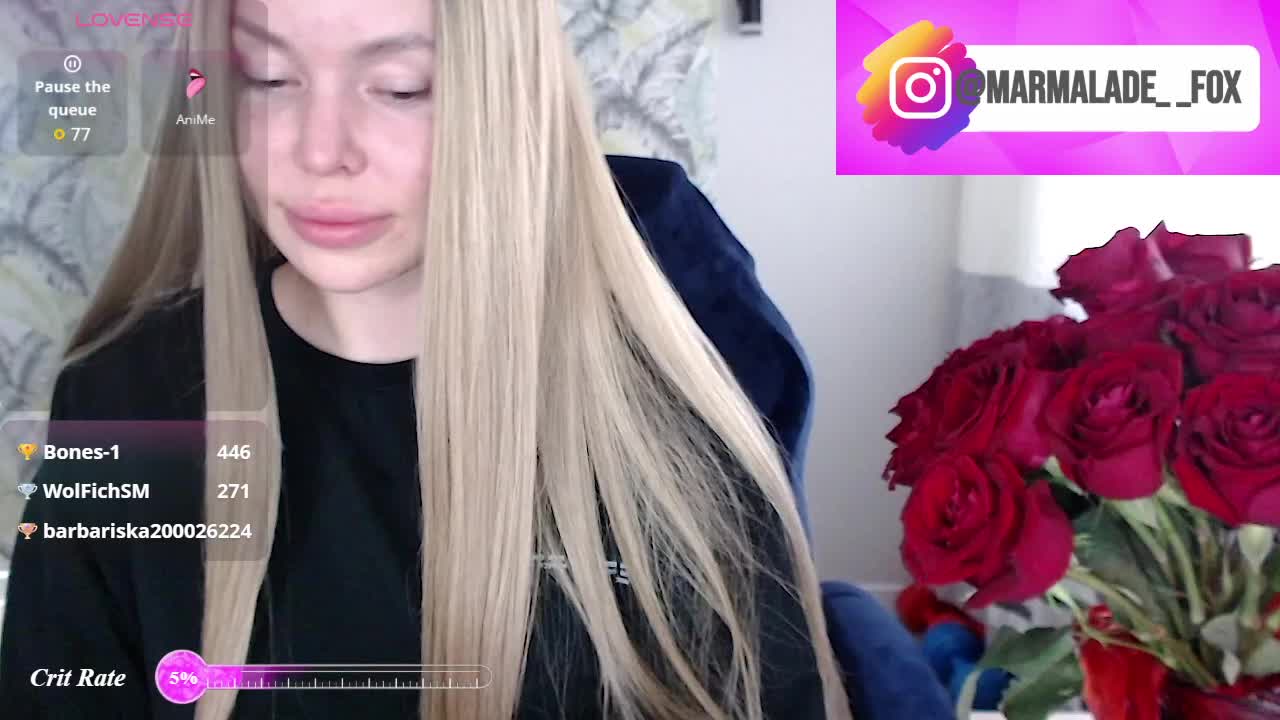 Marmalade_Fox Adult Chat August 11, 2026