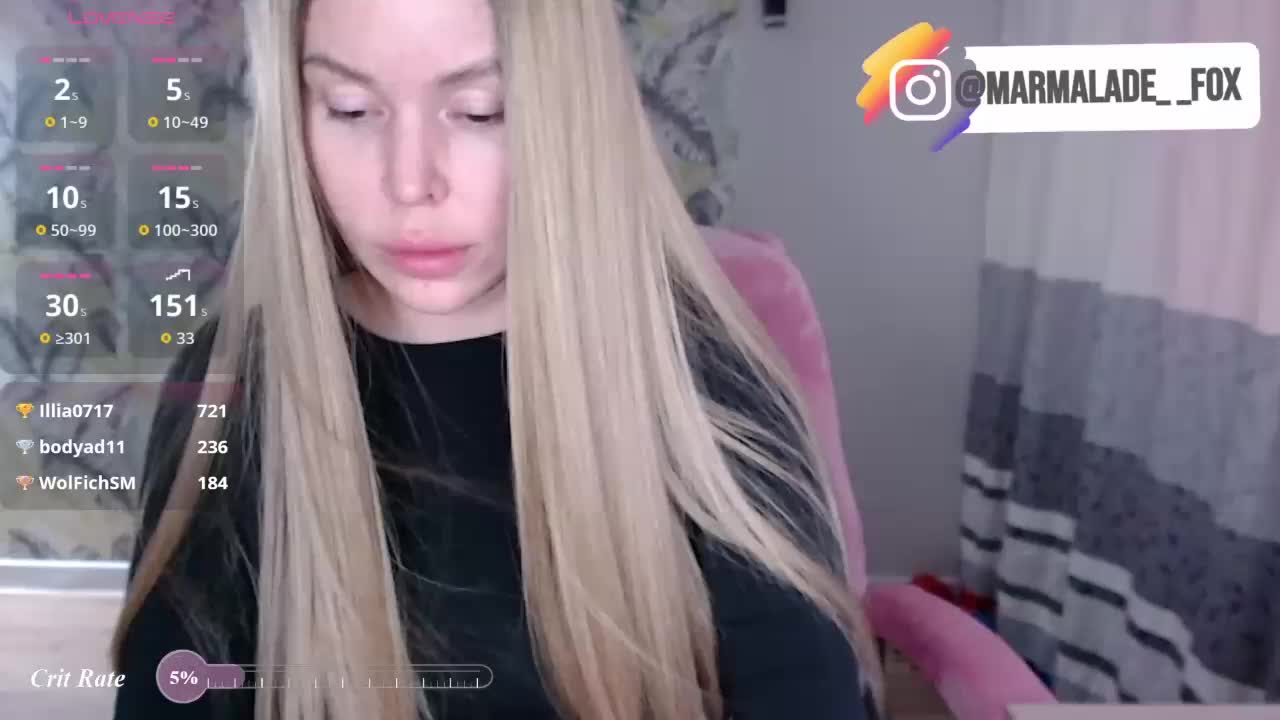 Marmalade_Fox Adult Chat August 16, 2026