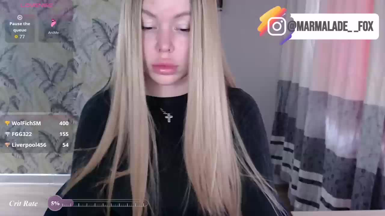 Marmalade_Fox Adult Chat August 31, 2026