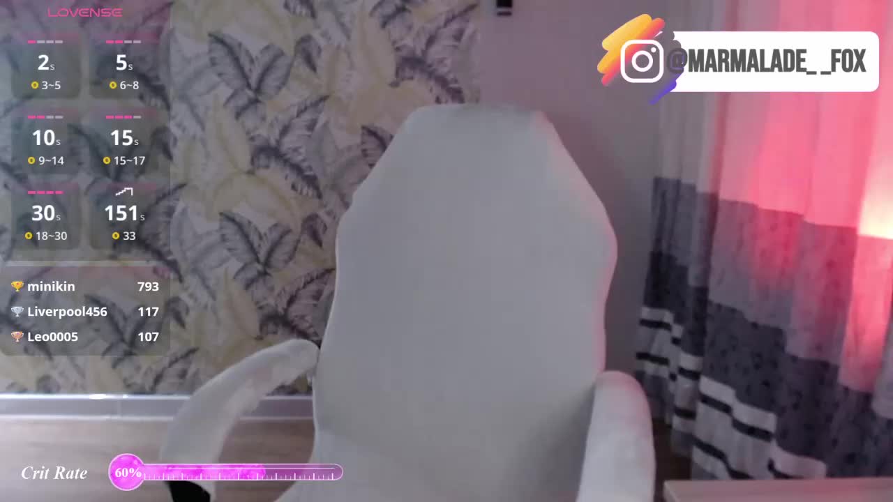 Marmalade_Fox Adult Chat September 6, 2026