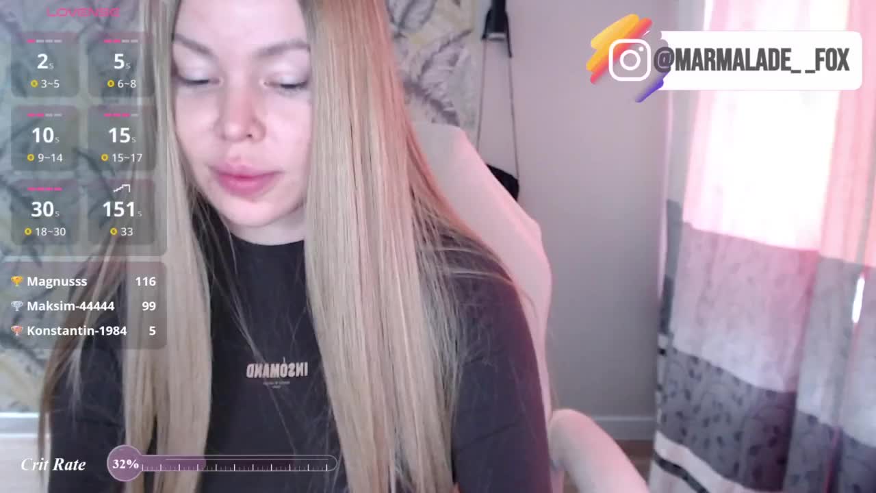 Marmalade_Fox Adult Chat October 1, 2026