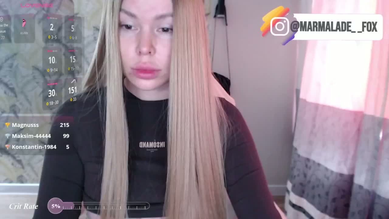 Marmalade_Fox Adult Chat October 2, 2026
